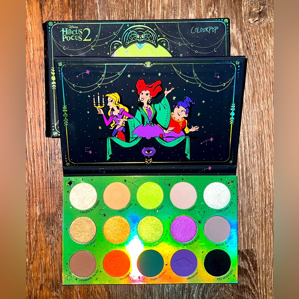 Colourpop 😈 NEW Hocus Pocus 2 All Hawllows Eve’ Pressed Powder Palette